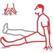 Finger L Sit Heel Support icon
