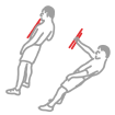 Incline One Arm Body Row icon