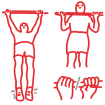 Mixed Grip Body Row icon