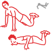 Assisted One Arm Knee Push Up icon