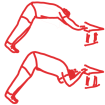 Bench Triceps Push Up icon