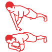 Cross Triceps Push Up icon