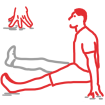 Finger L Sit Heel Support icon
