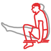 L Sit Kicks on Parallel Bar icon