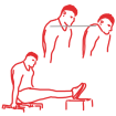 Supported L Sit Scapula Shrugs icon