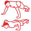Wide Grip Push Up icon